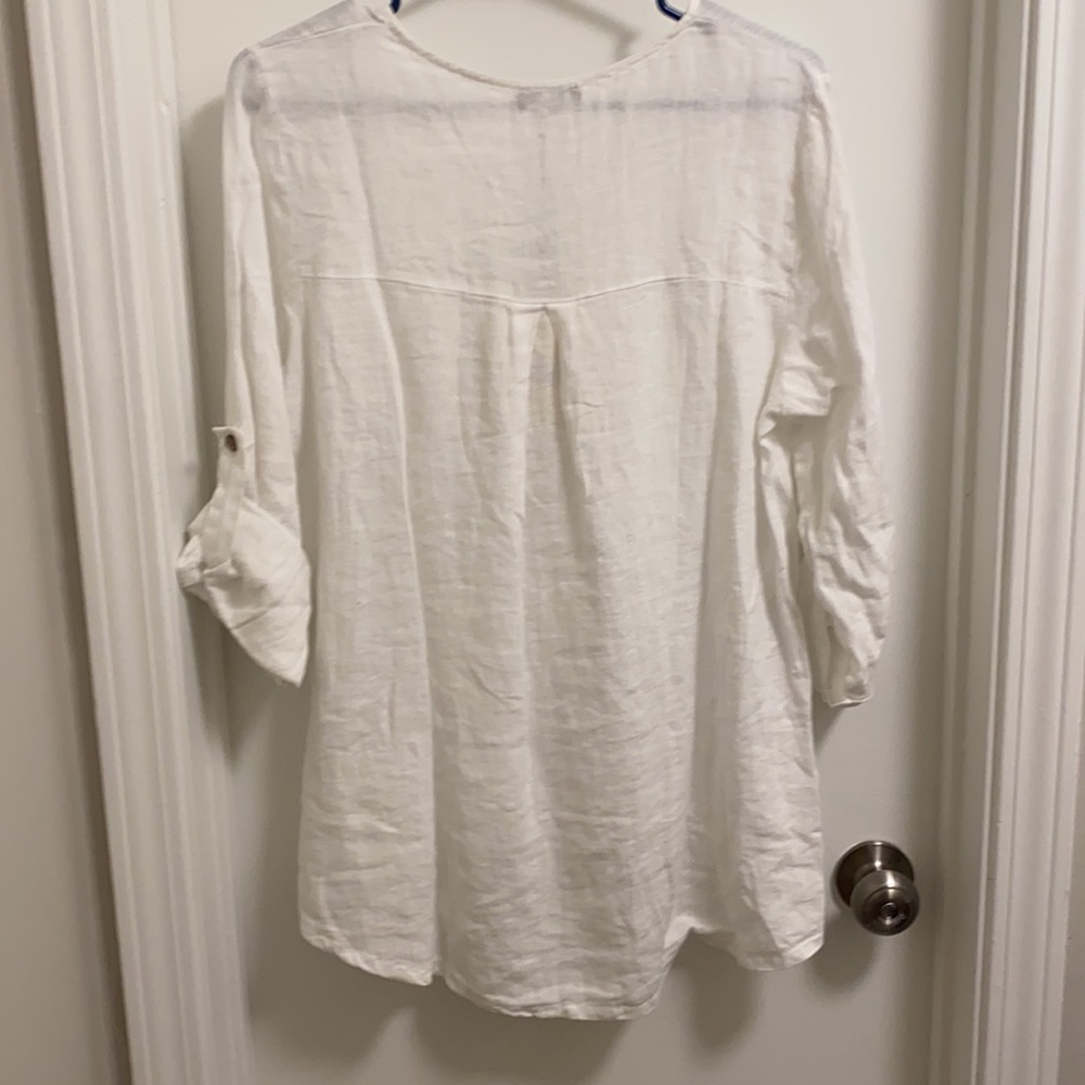Linen Button Up - Picture 2 of 4